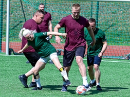 Sportiska tikšanās svētku priekšvakarā